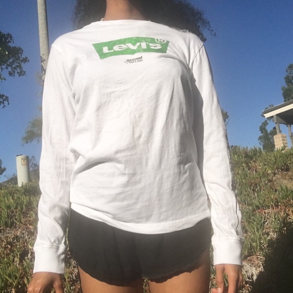 Levi's Other - Levi’s long sleeve shirt,Levi’s graphic tshirt, green & white Levi’s long sleeve